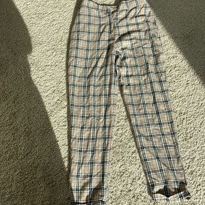 Plaid pants